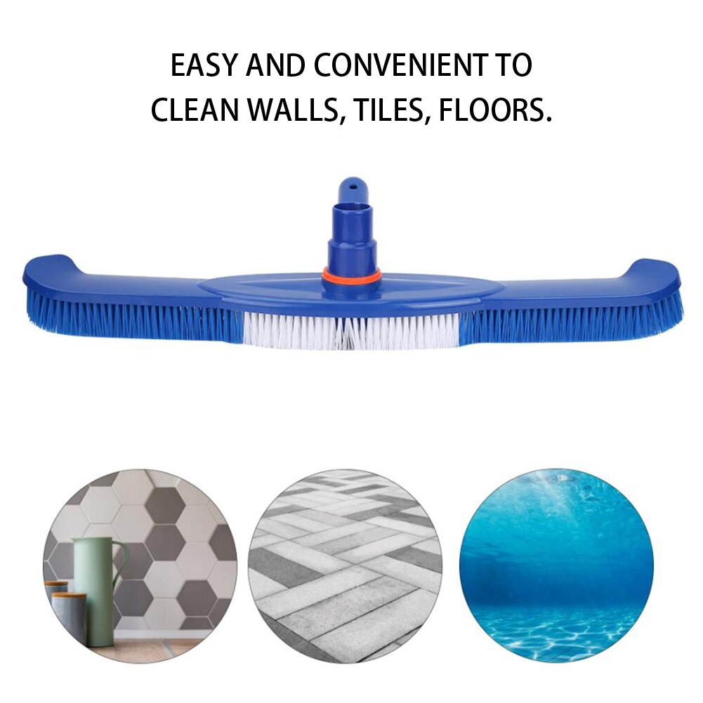 Durable 20inch Swimming Pool Cleaning Brush Head Pond Wall Floor Broom Cleaner Tool Suction Head Pool Brush Pool Accessories