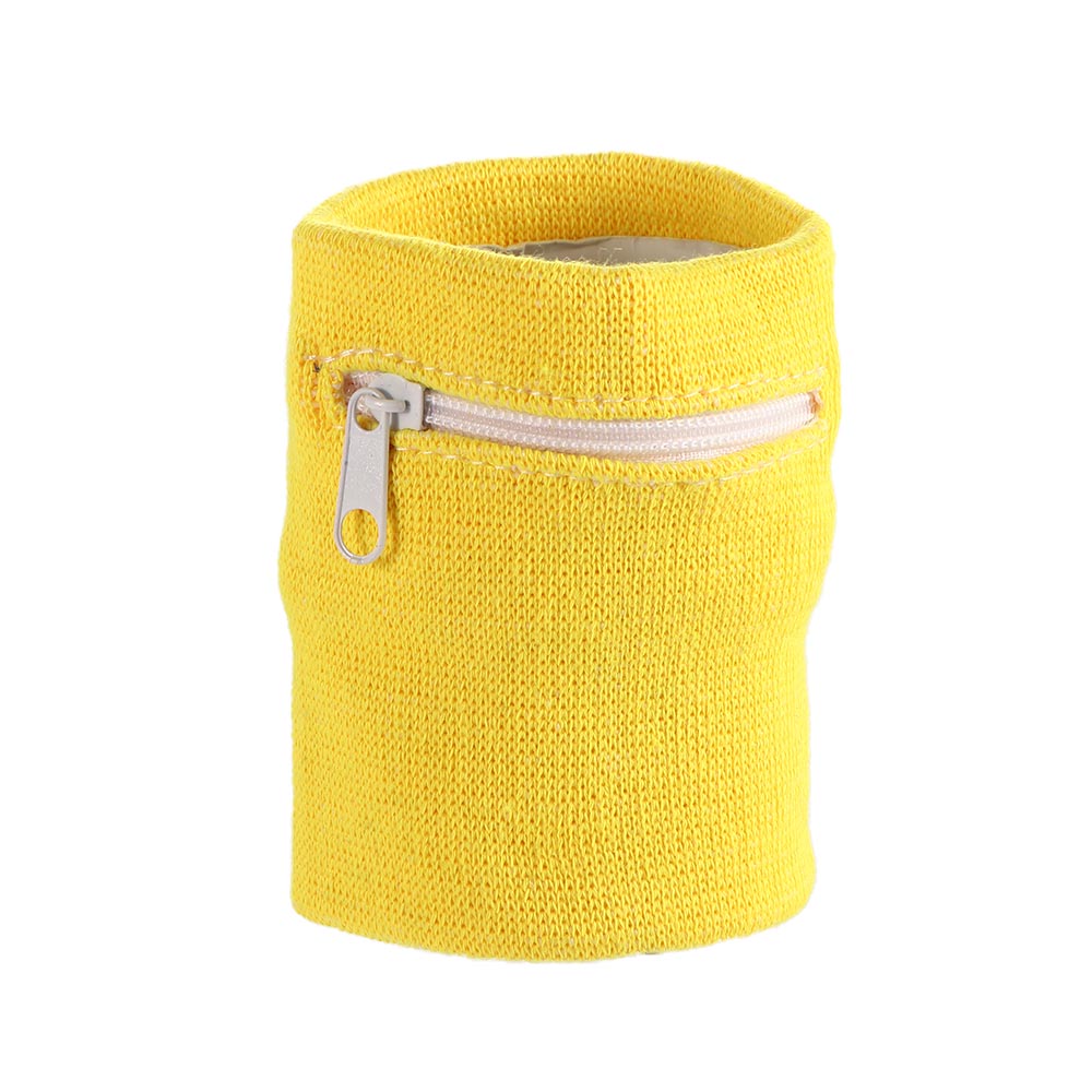 Säker för gym handledsplånbok andningsbart svettband handskydd armbandsväska handledsväska med dragkedja löpararmband handledsväska: Röd