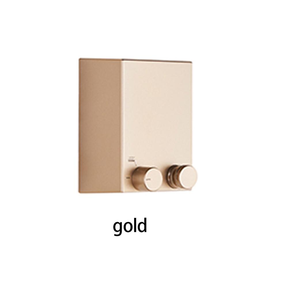 Udtrækkeligt indendørs tøjbøjle reb vægmonteret bøjle tørring håndklædestativ fleksibel tørresnor badeværelse tørretumbler: B guld