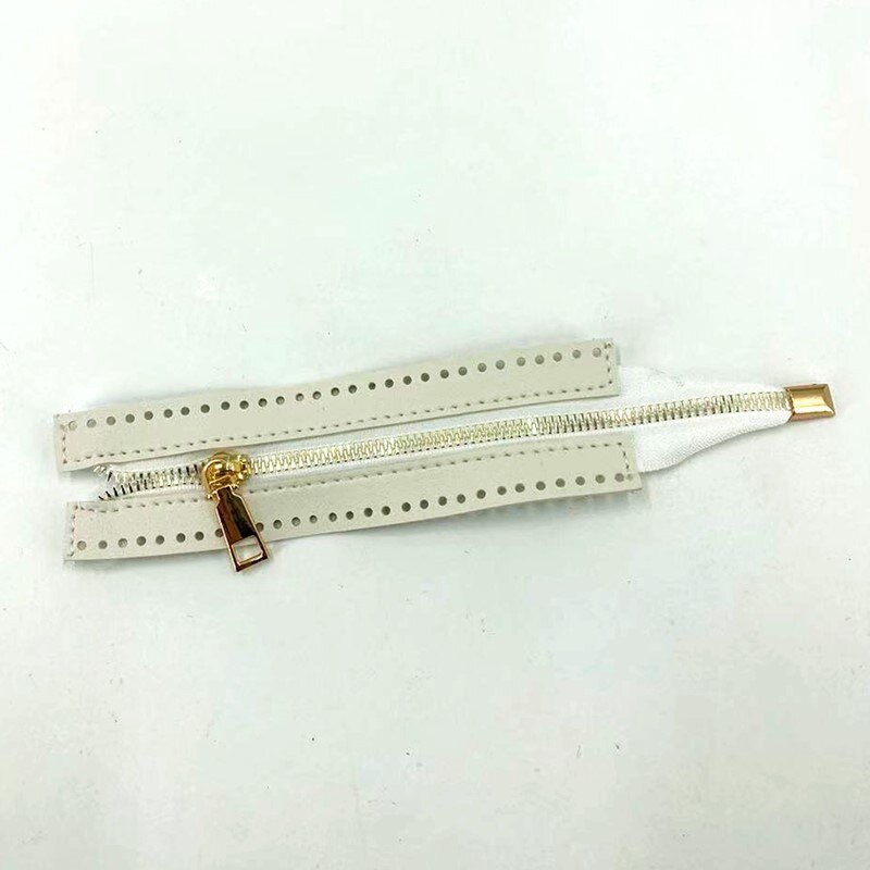 DIY Zipper Para O Saco de Tecido Acessórios de Hardware PU de Couro Com Zíper Saco de Costura 24.5 centímetros Zíper De Metal Para Sapatos Roupas Suprimentos: 2