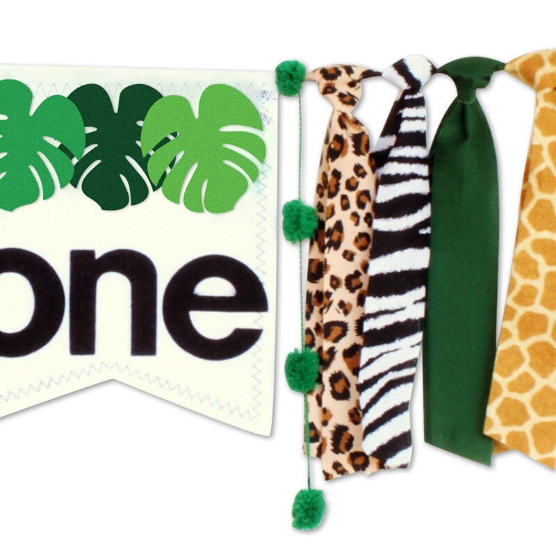 Wild One Baby Birthday Banner Woodland Animals 1st Birthday Garland One Year Baby Forest Birthday Happy Birthday Decor Kids Boys