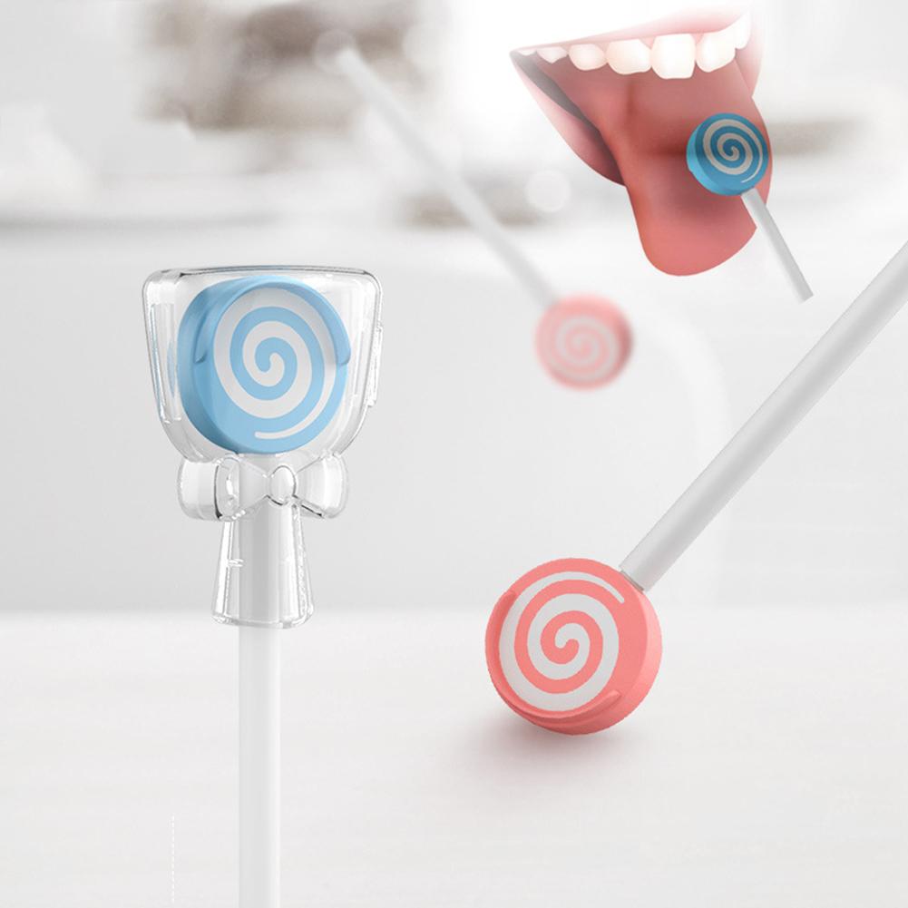 Lollipop Form Neugeborenen Baby Zunge Reiniger Weichen Schaber Oral Reinigung Frische Atem Pflege Werkzeug Für Neugeborenen Baby Kind pflege produkt