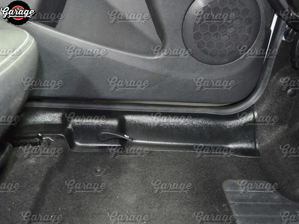 Guards of inner door sills for Renault / Dacia Duster ABS plastic accessories protect of carpet car styling tuning