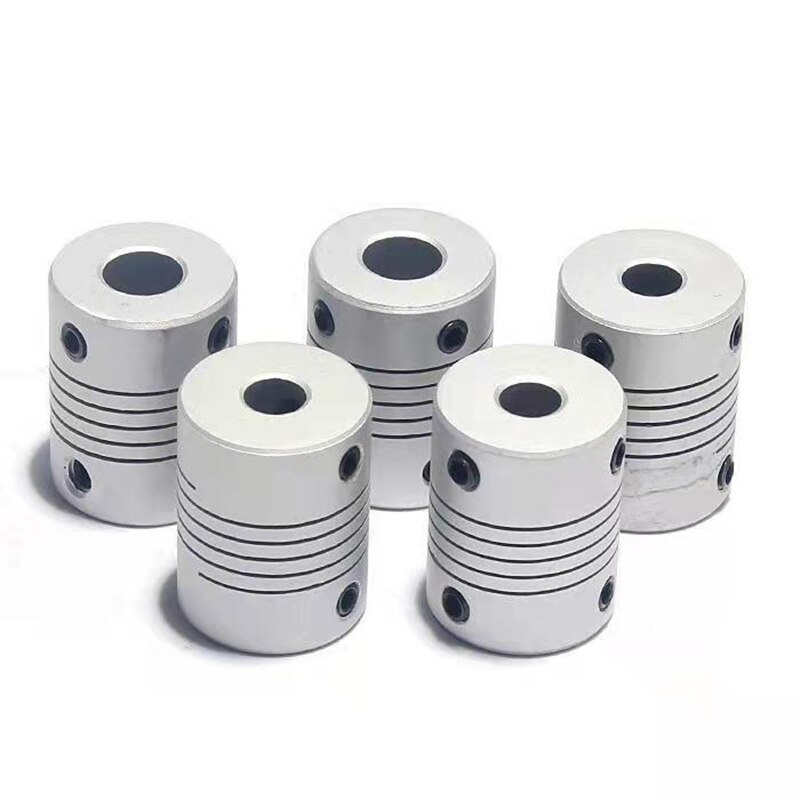 Flexible Coupling D19L25 5x8mm Aluminium Z Axis CNC Motor Jaw Shaft Coupler For Stepper Motor Coupler Shaft Couplings 3D Printer