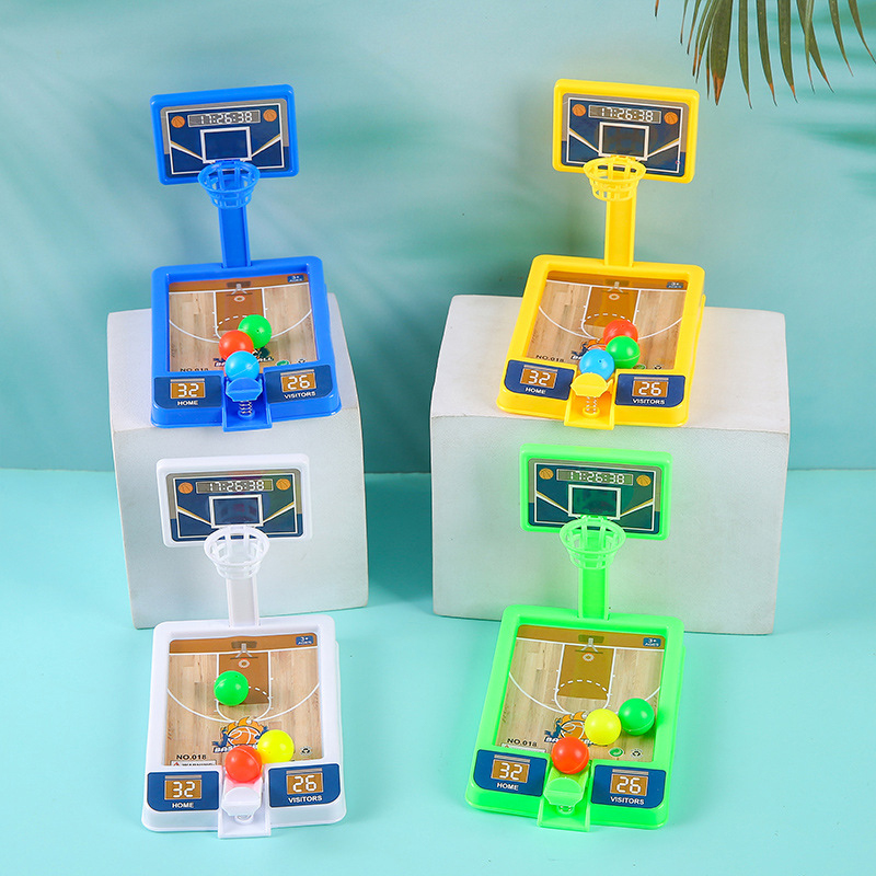 Interactive Tabletop Mini Basketball Stand Toy; Perfect Indoor Game for Kids, Ideal for