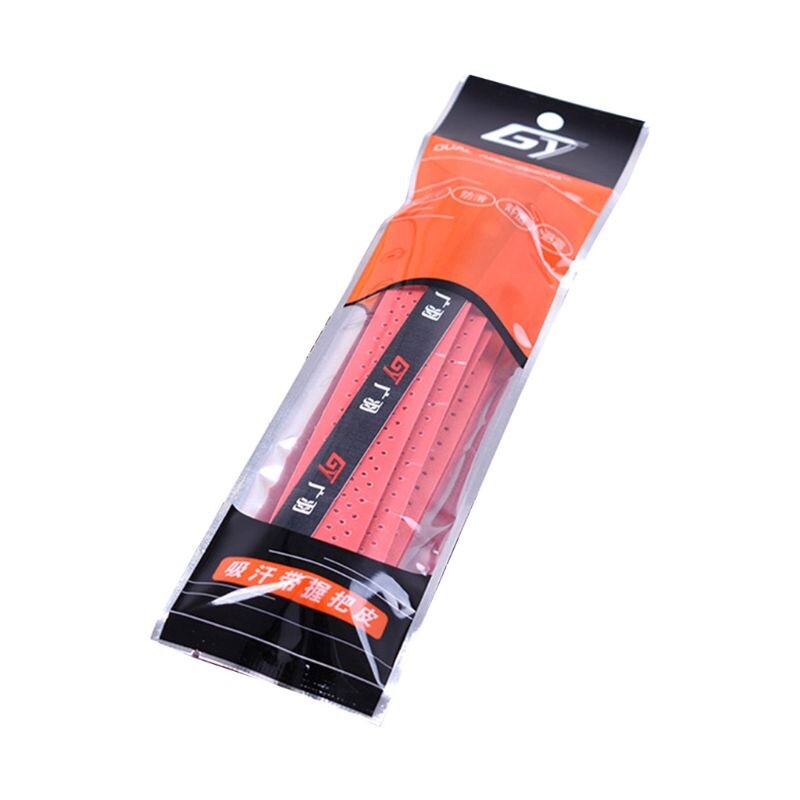 Sports Tennis Badminton Handle Winding Straps Thickened Non-slip Sweat-absorbent E5BD: Red