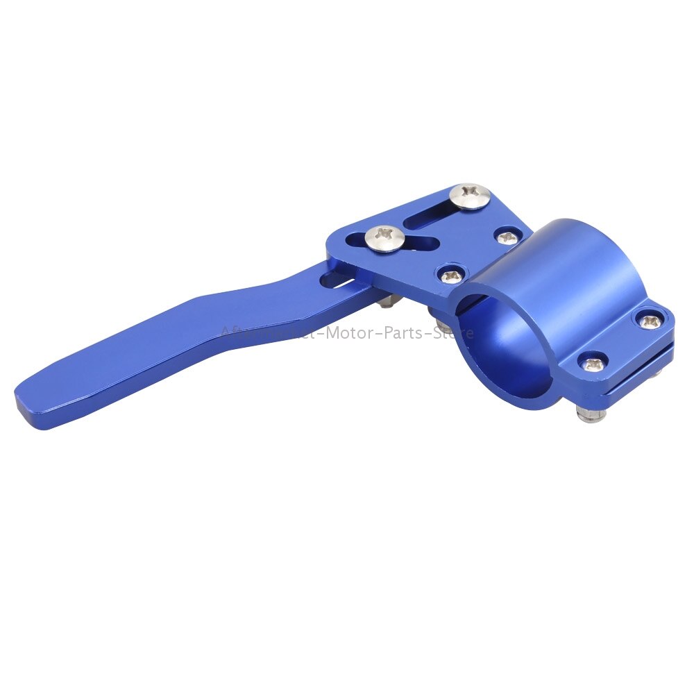 Custom Aluminium Blue Turn Signal Lever Position Up Kit Car Styling Adjustment Steering Wheel Turn Rod Extension Universal