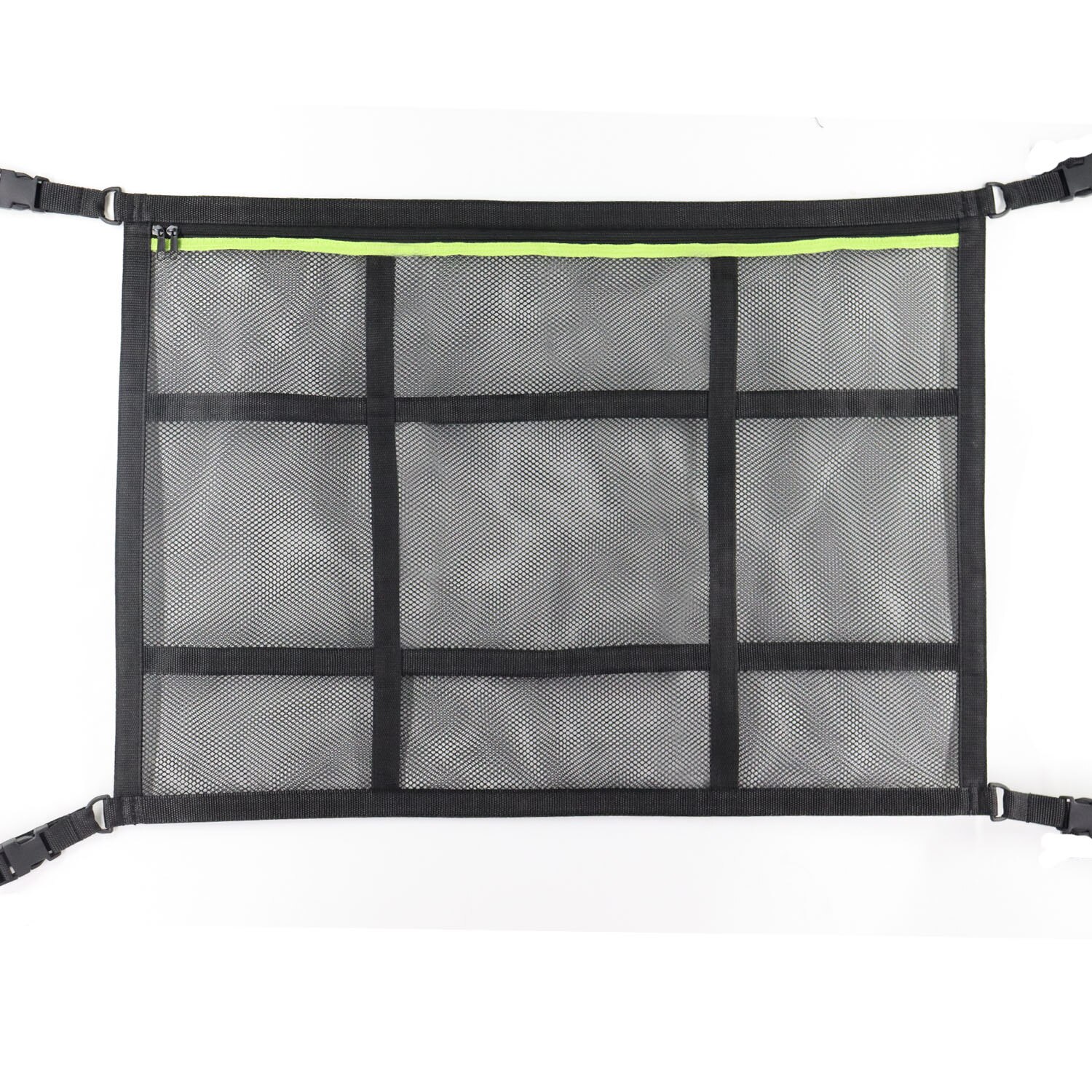 Red de almacenamiento Universal para techo de coche, bolsa de red de carga Interior para maletero de coche, bolsa de almacenamiento portátil para furgoneta y SUV