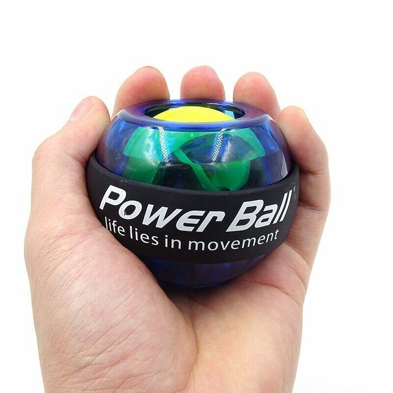 Led håndled bold træner gyroskop forstærker gyro kraft bold arm træner powerball træningsmaskine gym fitnessudstyr