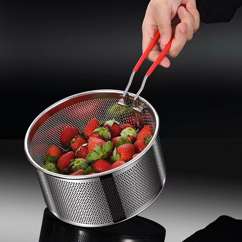 Filtre à cuillère à pâtes panier à frire résidus d'huile passoire légumes chips de pommes de terre françaises anneaux d'oignon ailes de poulet Snack frit