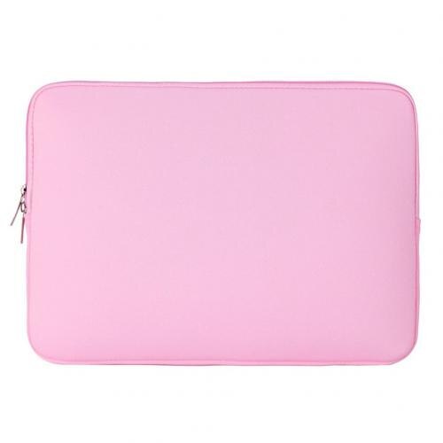 Waterdichte schokbestendige laptoptas met ritssluiting, beschermhoes voor macbook: Roze / 11 inch