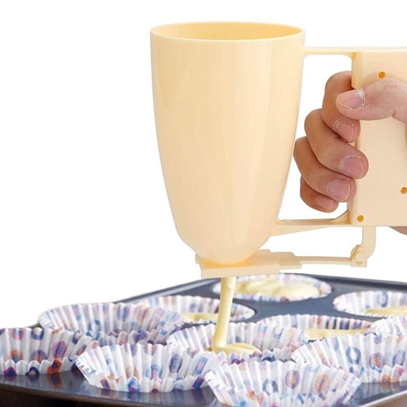 Handheld Adjustable Batter Dispenser Baking Funnel Cream Dispenser Funnel DIY Kitchen Gadgets Baking Accessories Cake Tools