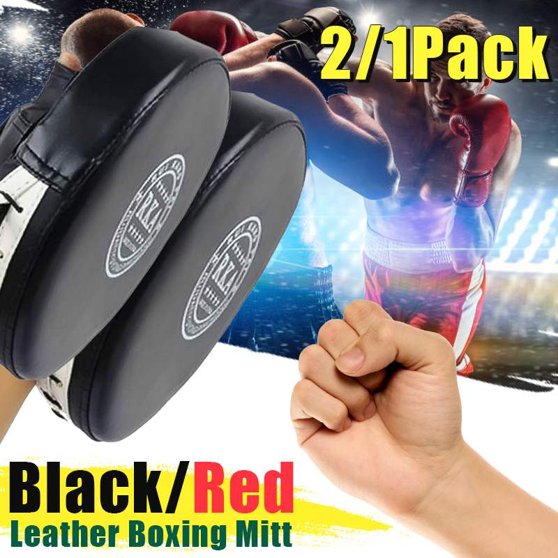 1/2PCS Punch Bag Target MMA Martial Thai Kick Pad Kit Black Karate Training Mitt Focus Punch Pads Sparring Boxing Bags