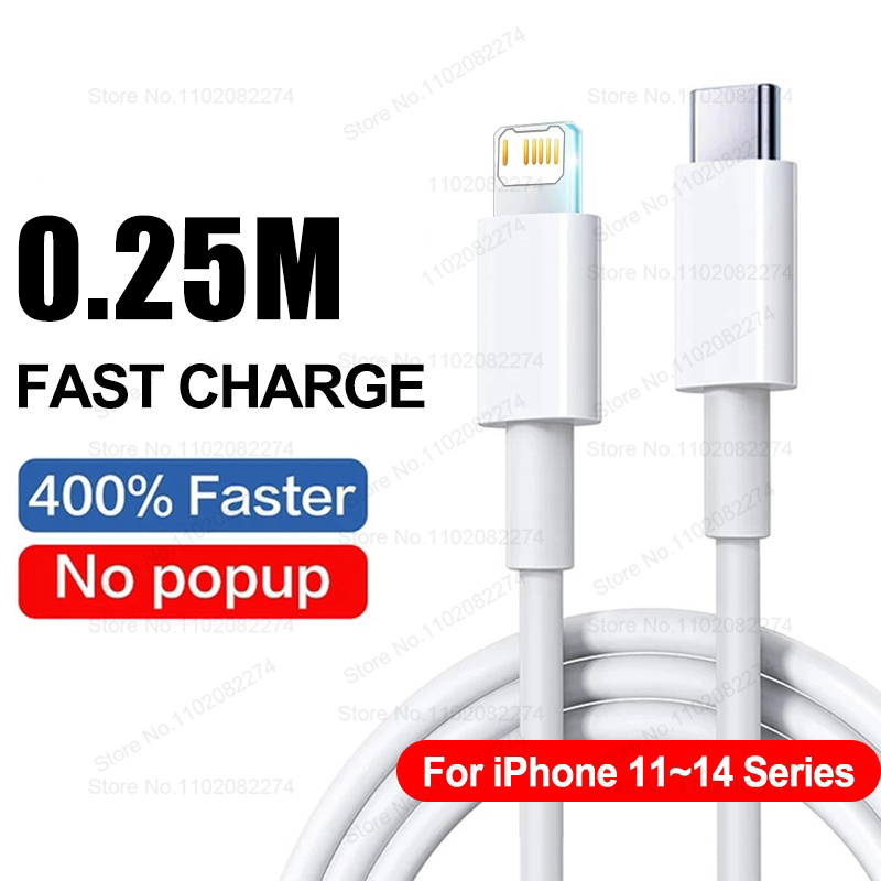 PD 35W USB C Charger For iPhone 16 15 14 13 12 11 Pro Max 7 8 Plus XR XS Fast Charging USB C Cable Date Wire Charger Accessories
