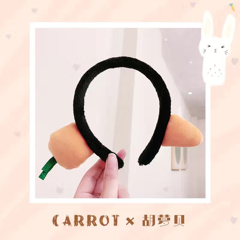 Funny hair band wash face headband makeup selfie hair accessories artifact girl headdress: Olive
