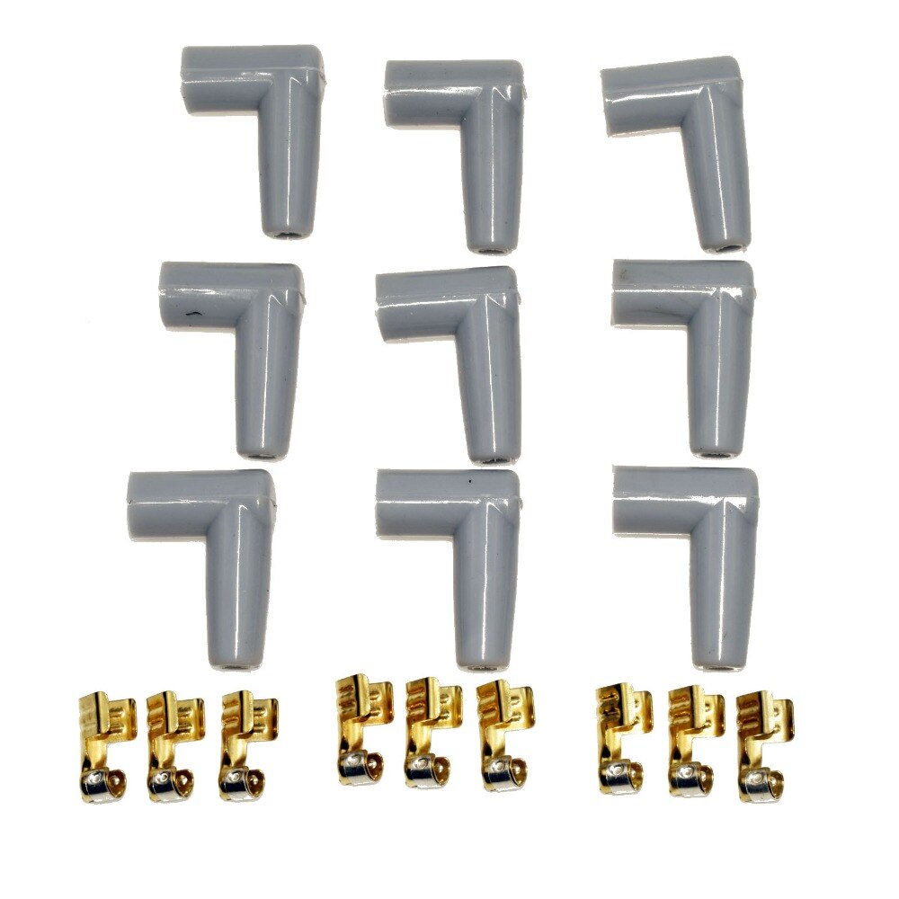 ISANCE Ignition (HEI) Distributor End Spark Plug Wire Terminals Rubber