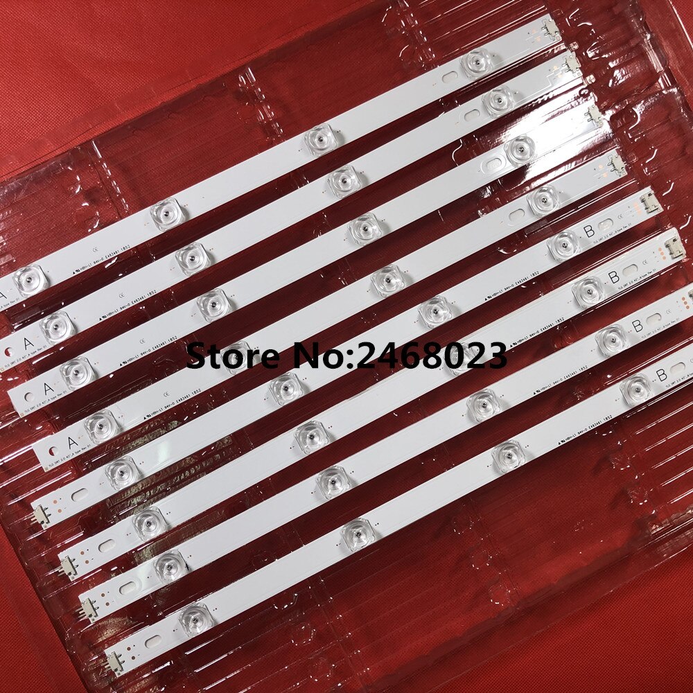 ledet bakgrunnsbelysning 8 lampe til  lg 42 tommers tv drt 3.0 42 "drt 2.0 42 " 6916l 1709b 1710b 1957e 1956e 6916l-1956a 6916l-1957a 42 lb 561v