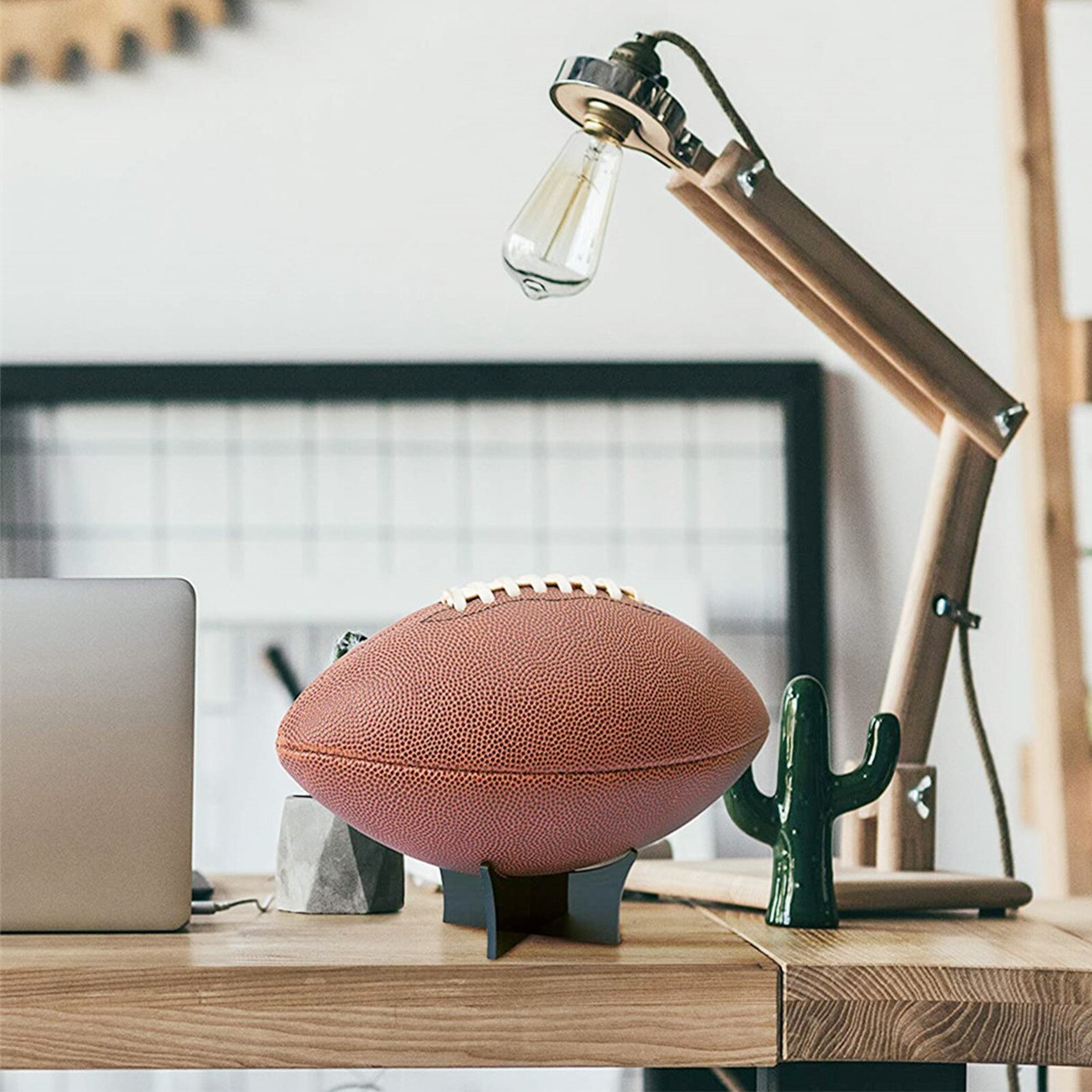 Multi-function Basketball Acrylic Display Stand Bowling Rugby Basketball Soccer Ball Bracket Holder Acrylic Rack Support Base