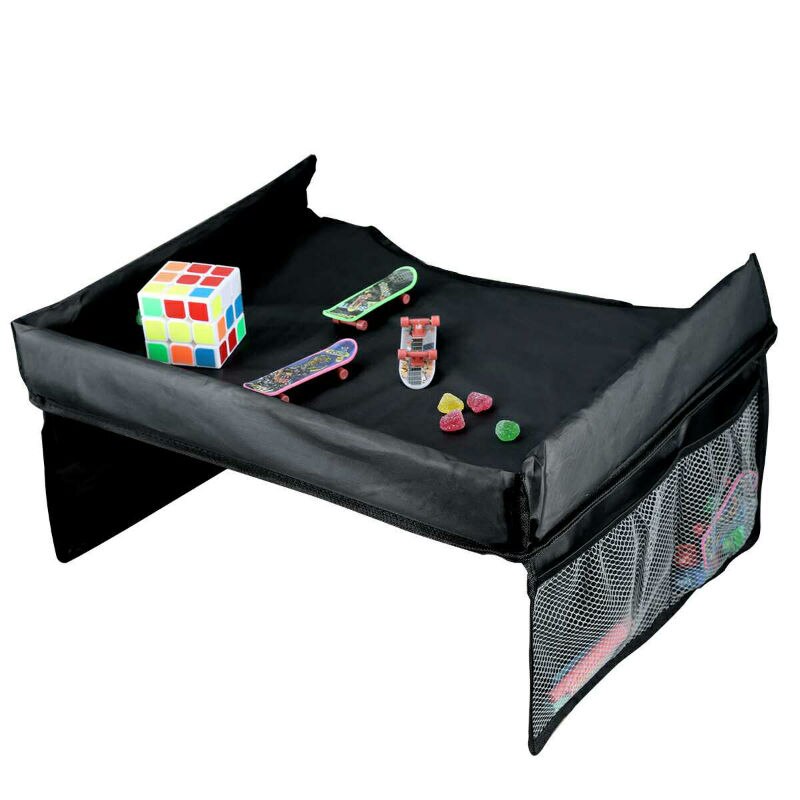 Voiture enfants voyage plateau Table activité Snack plateau de jeu et organisateur pour siège de voiture poussette ou avion voyageant enfants