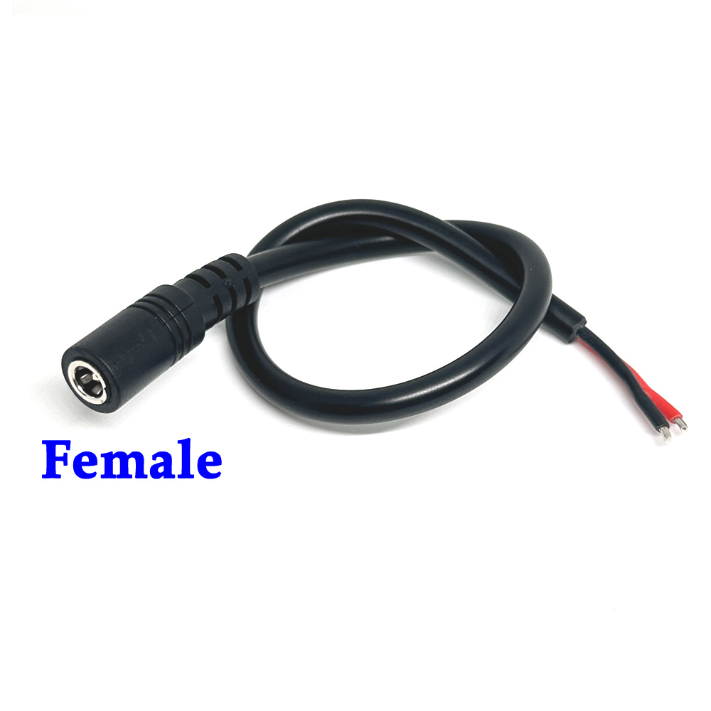 15a Mannelijke Of Vrouwelijke Connector Met Draad 5.5*2.1Mm 14awg Waterdichte Dc Draad Met Slot Enkele Kop Lijn Verlengkabel: Lavendel