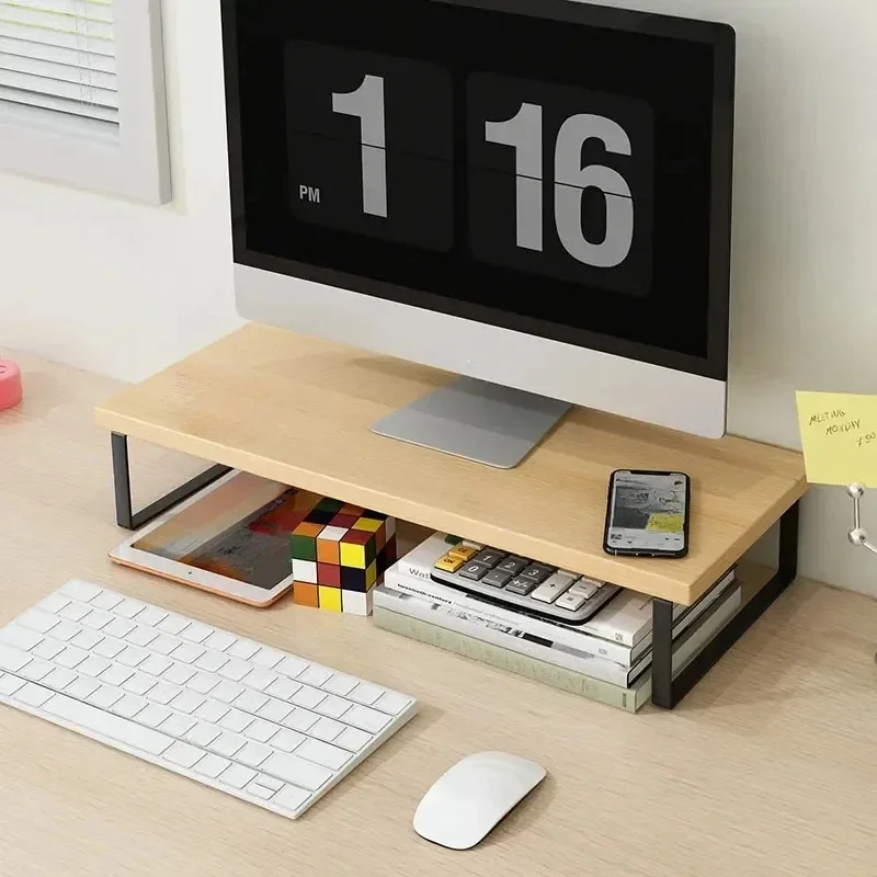 1PC Notebook Computer Stand Desktop Computer Screen Desktop Elevated Desktop Storage and Storage Pad Elevated Length 30/40/50cm