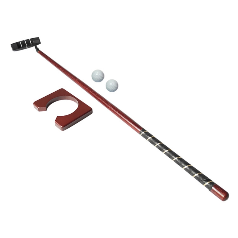 Golf Putter Set Putting Cup Hole with Detachable Putter Ball Office Home Indoor Outdoor Putting Practice Tool