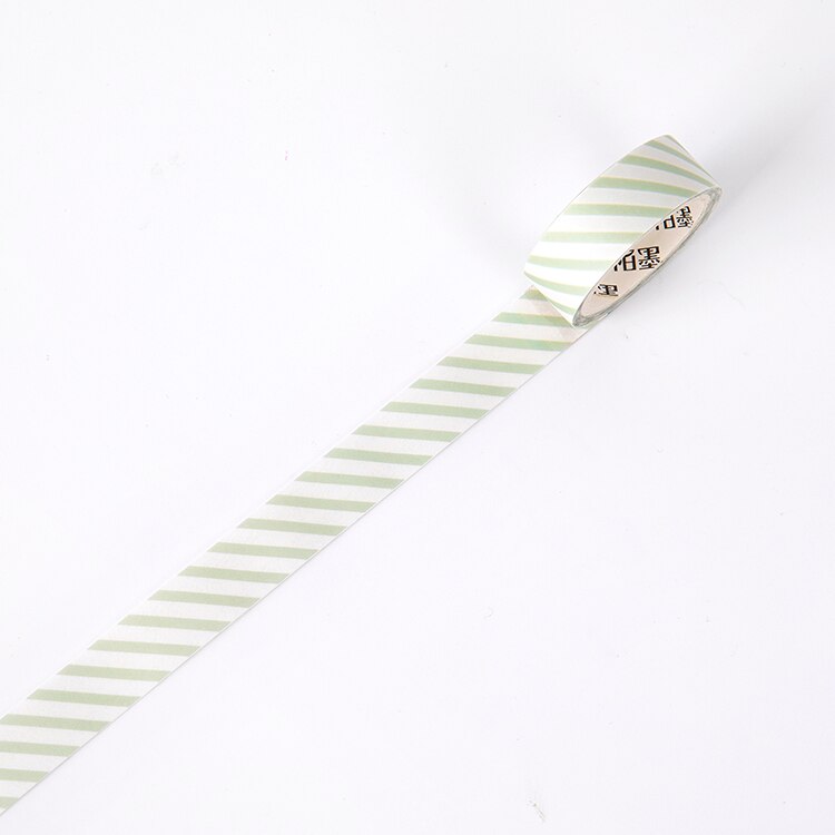 1 Pcs Washi Masking Tapes Diagonaal Check Serie Decoratieve Adhesive Scrapbooking Diy Papier Japanse Stickers 3 M: ruocao