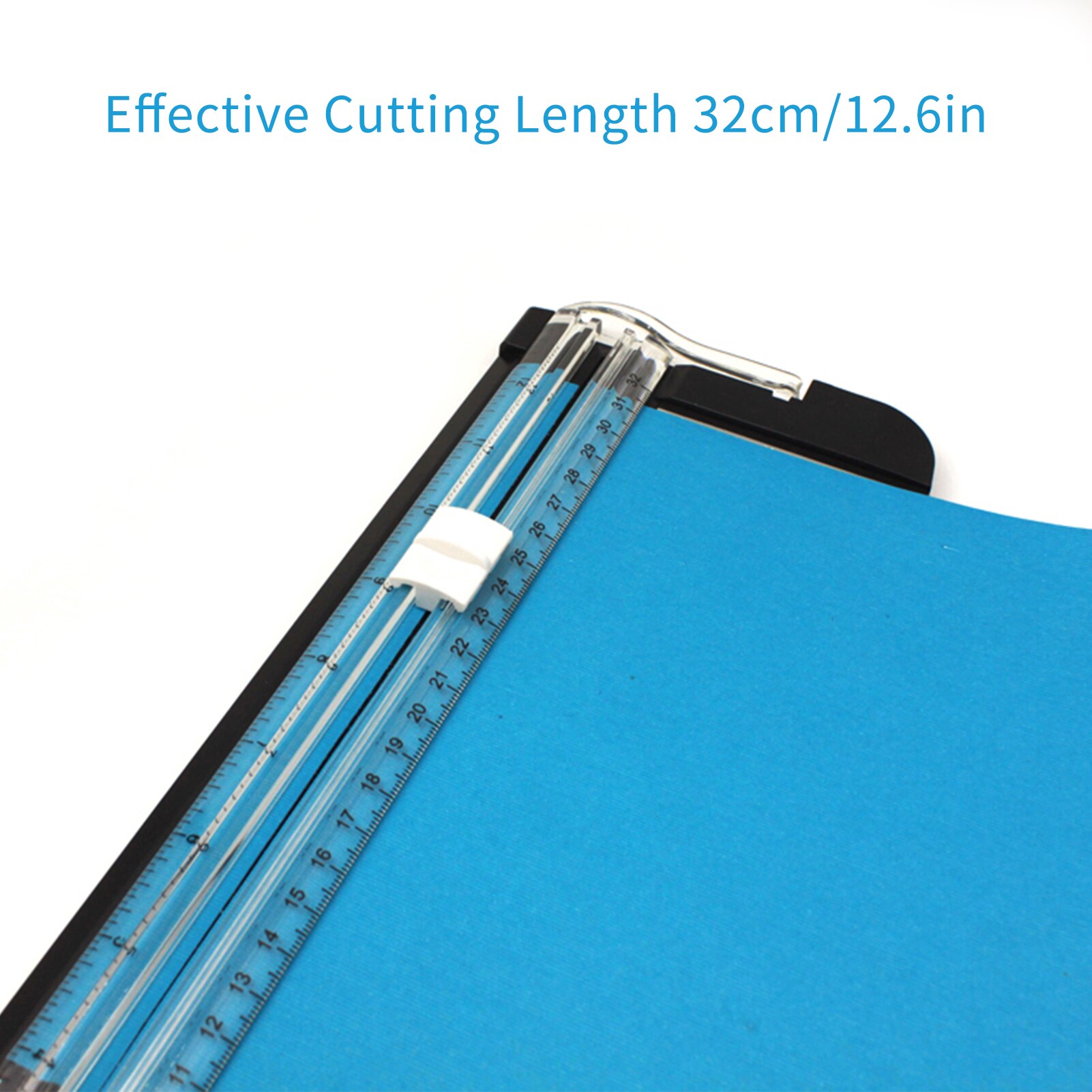 Portable A4 Sliding Paper Cutter 12.6 Inch Cut Length Paper Trimmer Scrapbooking Tool Cutting Mat Machine for DIY Craft Paper