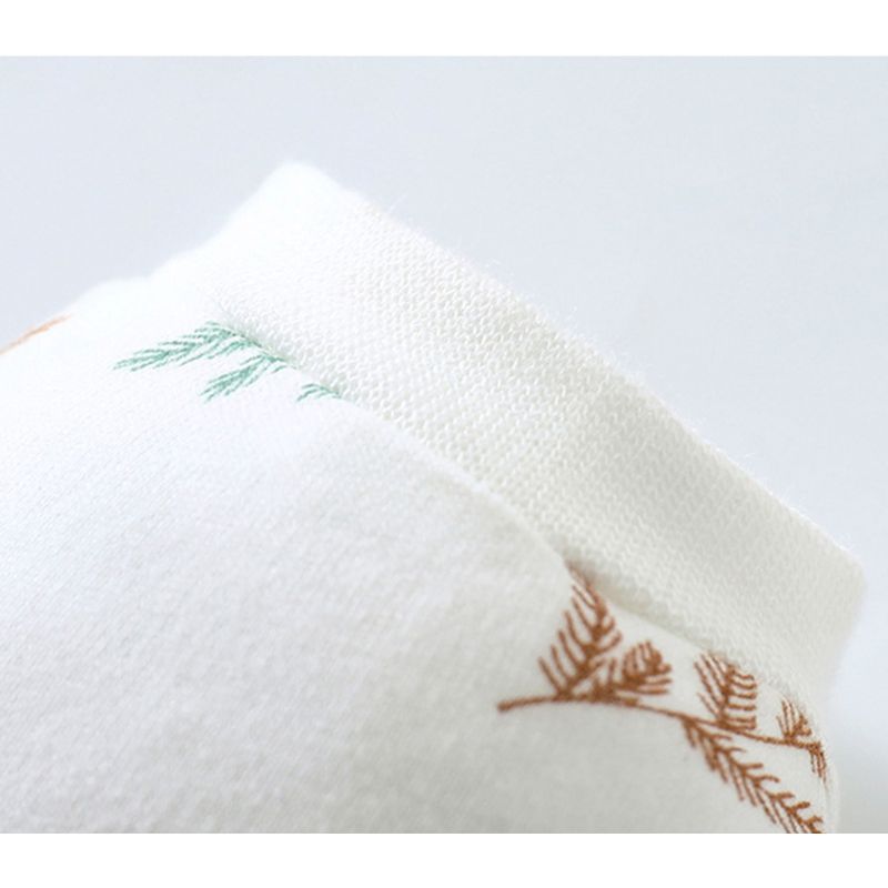 2 paires de gants anti-rayures en coton doux pour bébé, motif dessin animé, protection du visage pour nouveau-né, mitaines anti-rayures, protège-mains pour bébé