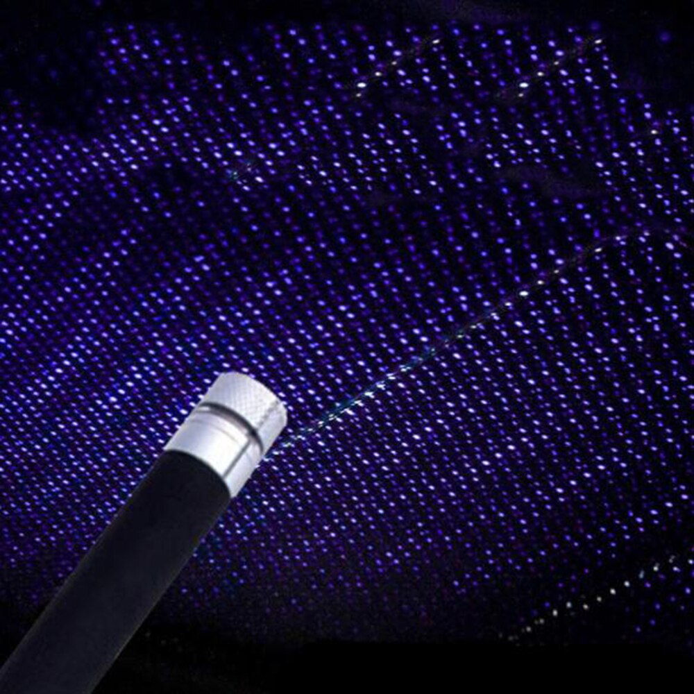 USB LED Starlight Night Light Adjustable Multiple Lighting Effects Atmosphere Galaxy Lights Star Projector Decorative Lights JQ: Blue Purple