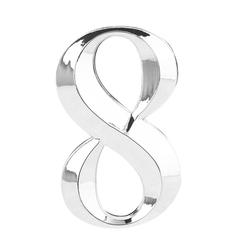 5cm House Numbers 0 to 9 Adhesive Door Stickers Sign for Office Apartment Hotel: 8