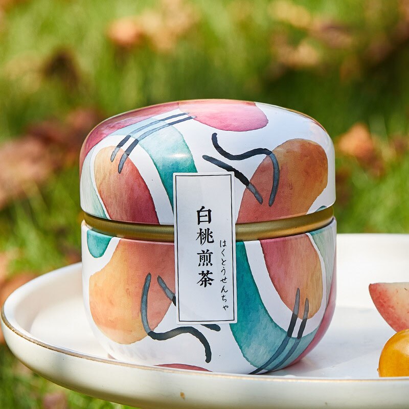 Mini Tea Caddy Tea box,Coffee Tins Food Storage Container Storage Box for Tea Coffee Herb Candy Chocolate Sugar Spices: Style 8