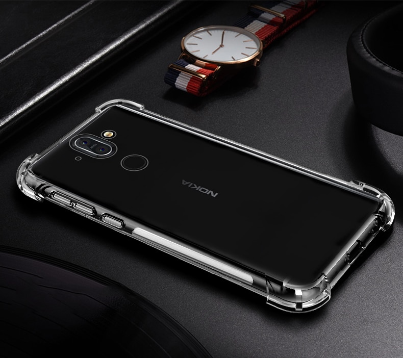 Flexible Soft Case For Nokia 2.2 8.1 1 3.1 5.1 Plus 4.2 3.2 9 PureView X7 7.1 Shockproof Transparent Silicone Phone Case