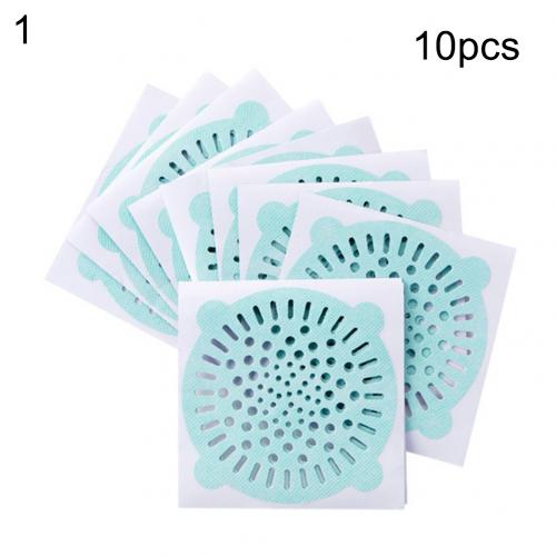 10 Uds. De cocina, baño, ducha, drenaje, trampa para el pelo, extractor de fregadero, uso del colador antes de secar el lugar donde desea poner.: green