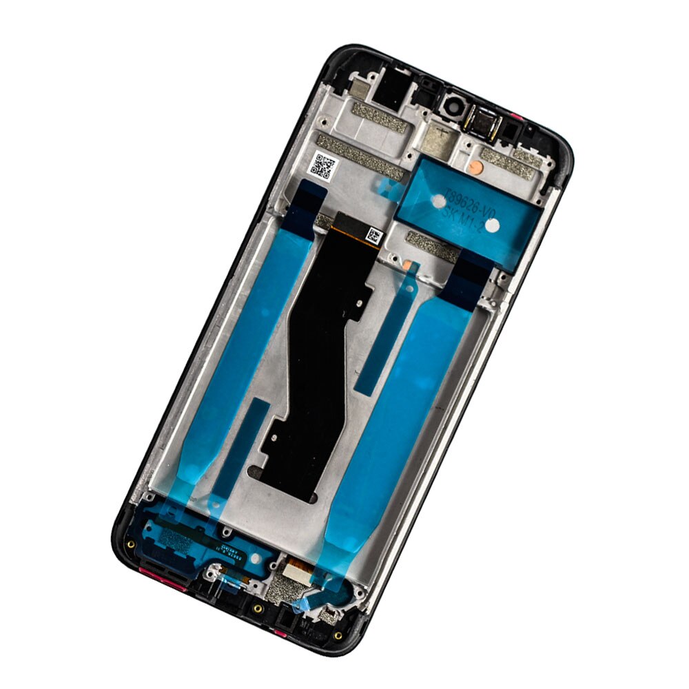 Pantalla LCD de 6,2 pulgadas para Nokia 3,2 TA-1156 TA-1159 TA-1164, montaje de digitalizador con pantalla táctil con reemplazo de marco para Nokia 3,2 LCD: black with frame