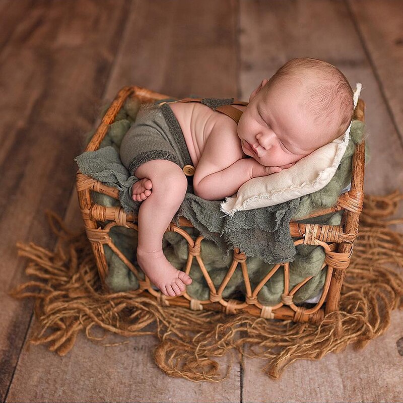 Pasgeboren Fotografie Prop Chunky Jute Laag Netto Hessische Jute Achtergrond Dekens Achtergrond Doek Handwerk Jute Baby Foto Mat