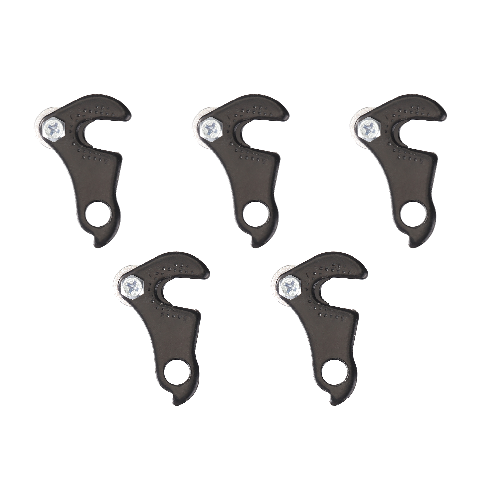 Patilla de cambio trasera para bicicleta, gancho trasero, convertidor, perno de Metal, cuadro de bicicleta de montaña y carretera, pieza de gancho trasero, accesorios para ciclismo: Oro