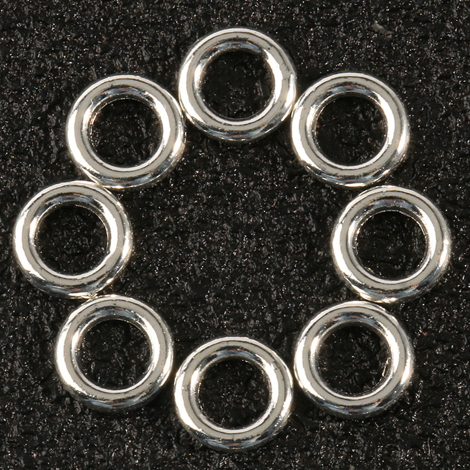Anillos de aleación de Color dorado y plateado, conectores de aros circulares de Metal para fabricación de joyas, suministros de accesorios de bricolaje, 50 piezas, 8x2mm