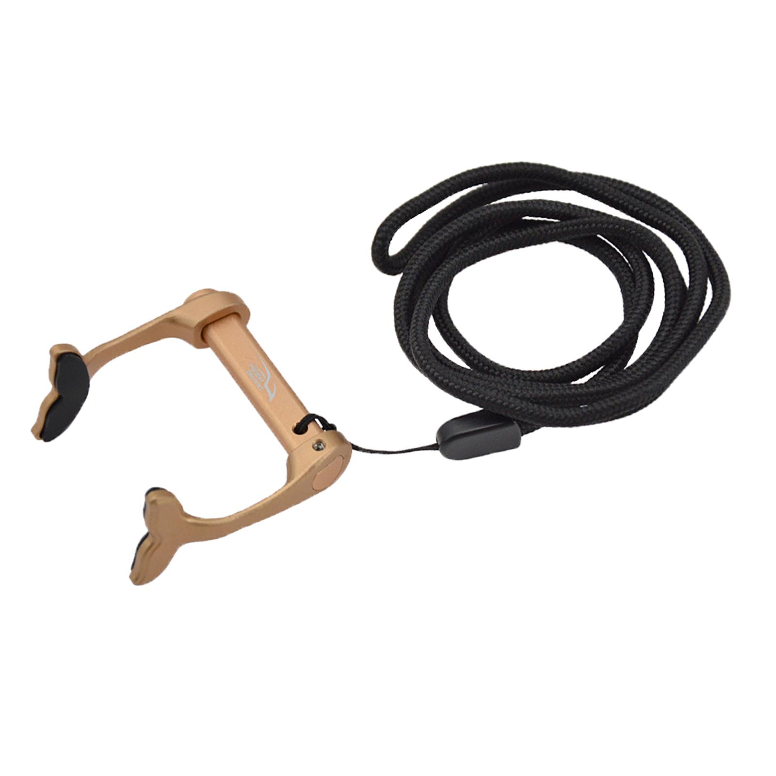 Swimming Nose Clip for Sports Equipment Learn to Swim Training Kids Adult Snorkeling: gold