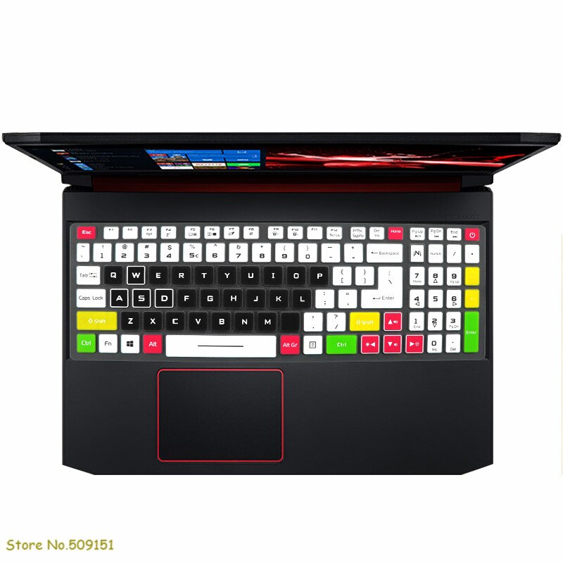 Til acer aspire nitro 5 an515-44 an515-54 an515-55 an515-57 15.6- tommer predator gaming laptop tastaturbeskytter cover: Farve 2