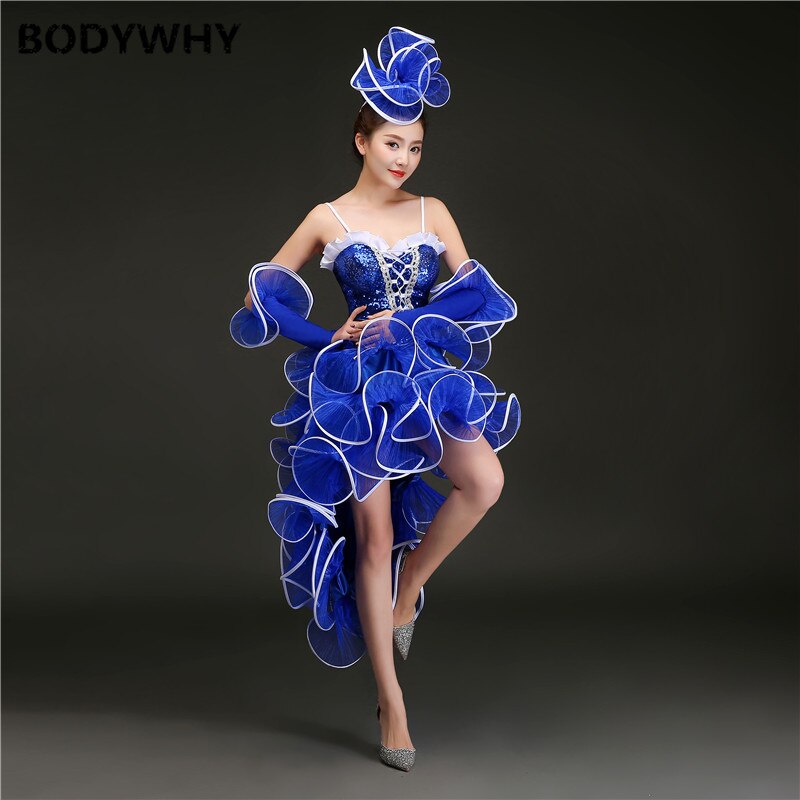 Podium Kostuums Voor Zangers Jazz Kostuum Hanfu Nationale Moderne Dans Traditionele Chinese Kostuum Stijl