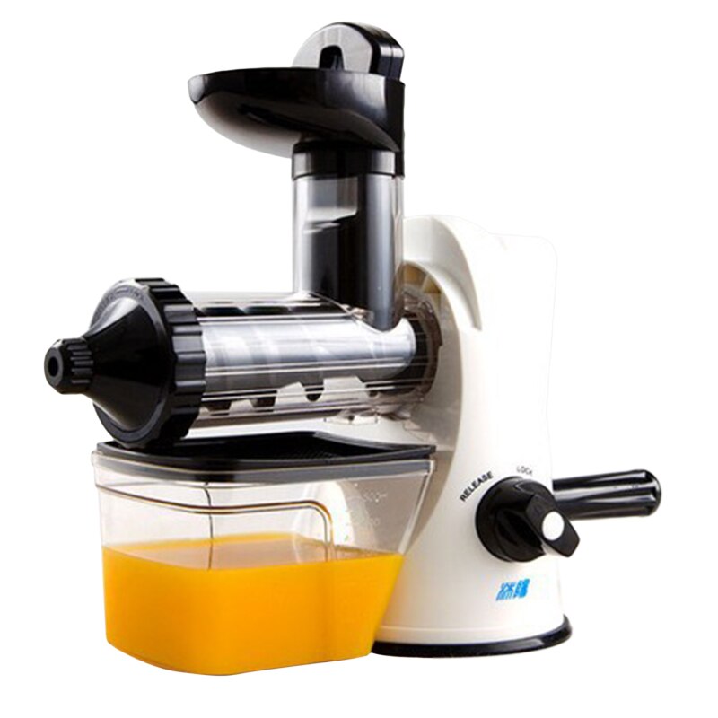1pcs Manual Juicers Blend Fresh Health Juicer Machine Lemon Ice Cream Orange Extractor Machine Processors Kitchen Fruit Tools: white