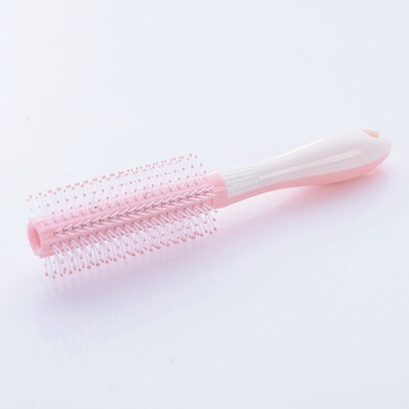 1pc bouclé rond rouleau brosse à cheveux Nylon peigne Salon barbier brosse à cheveux coiffure style outil bord contrôle bois peigne: Comb  22x4.5cm