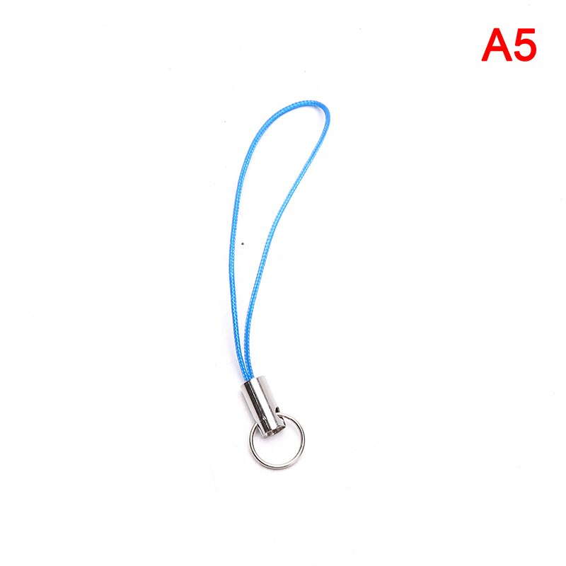 20Pcs Kleur Polyester Dubbele Ring Sieraden Lanyard Mobiele Telefoon Met Craft Hanger Diy Handgemaakte Materialen Diy Hang Touw: Style-05