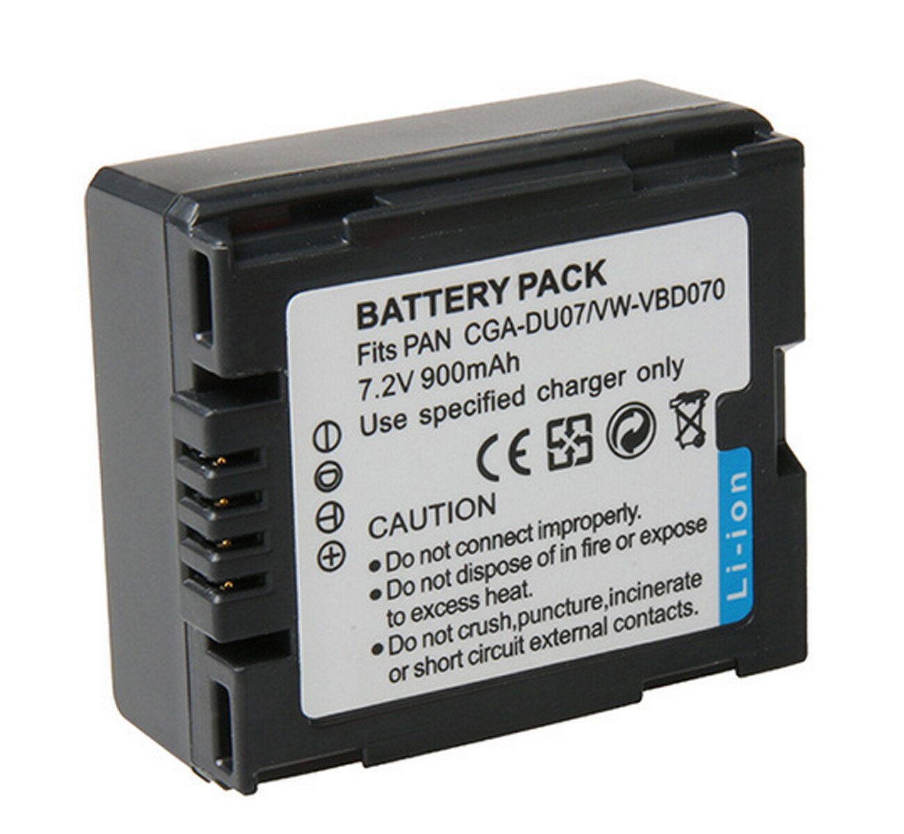 Battery Pack for Panasonic NV-GS10B, NV-GS17, NV-GS17EB, NV-GS21EB, NV-GS22EB, NV-GS25GN, NV-GS27EB, NV-GS37EB Camcorder