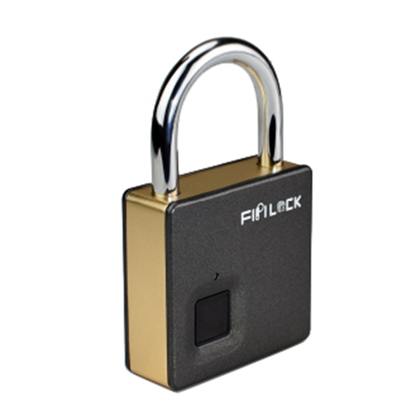 Fipilock Smart Lock Keyless Vingerafdruk Slot IP65 Waterdicht Anti-Diefstal Beveiliging Hangslot Deur Bagage Case Slot Met Sleutel & kabel