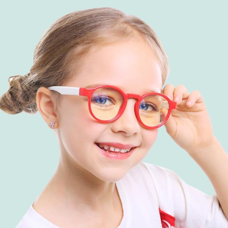 Ggovo Mode Kinderen Anti-Blauwe Glazen 6 Kleur Keuze Meisje Brillen Blokkeren Schadelijke Licht Kids 'S eyewear Frame