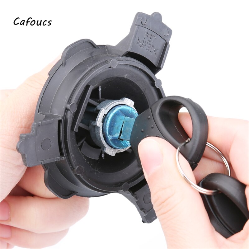 Fuel Tank Inner Cover Lock With Two Keys For Peugeot 206 207 For Citroen C2 Fuel tank Lock Outer cover Car Oil Tank Cap 1508H2