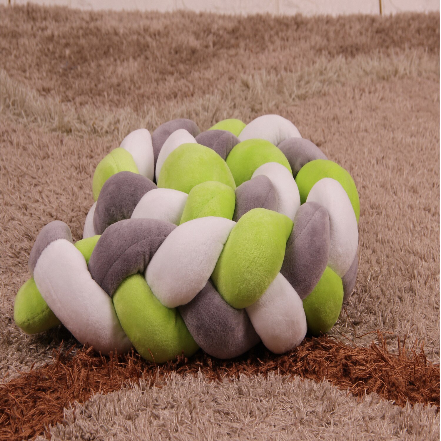 Lit de bébé de 100cm | de nœud de Protection, coussin de lit pour -né, accessoires de literie pour décor de chambre pour nourrissons: 2