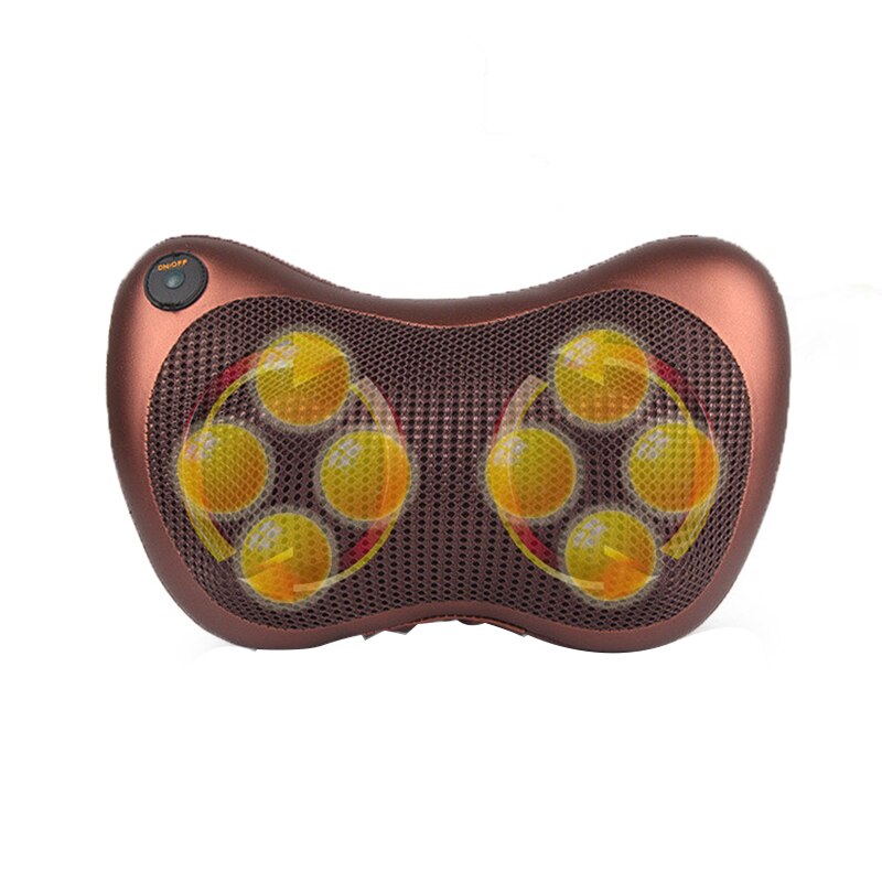 Roller Massage Kussen Voor Nek Stoel Infrarood Verwarming Kneden Nek Schouder Auto Shiatsu Massage En Ontspanning 2 Eu Plug